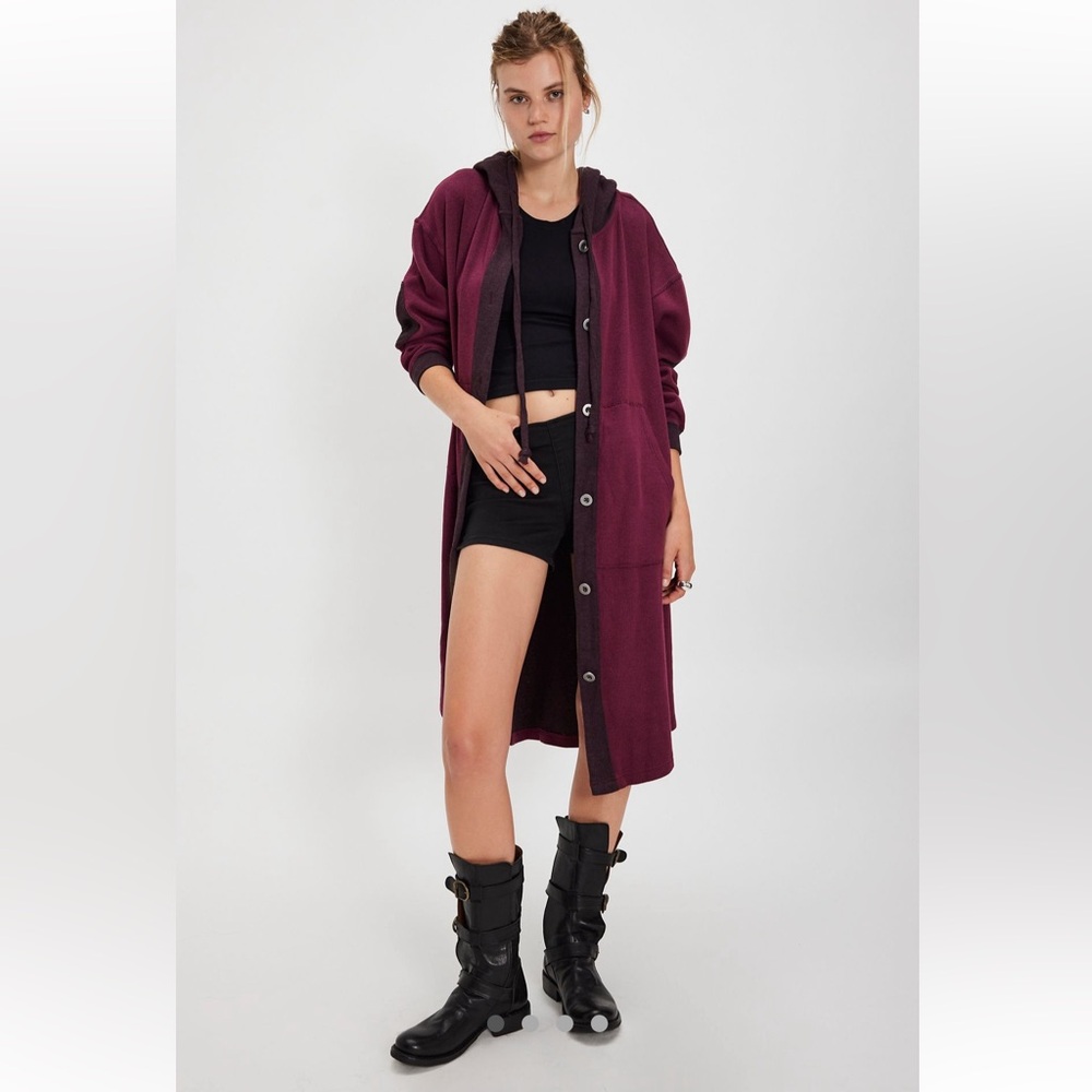 NWT FREE PEOPLE TOMORROWS SWEATSHIRT CARDIGAN 🔥 - Picture 1 of 5